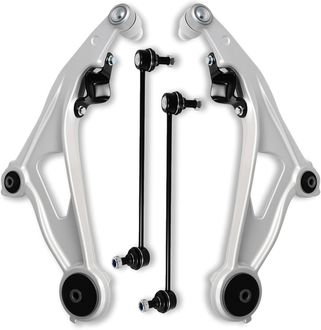 4PCS Front Lower Control Arm Stabilizer Sway Bar End Link Compatible with Infiniti 2013 JX35 2014 2015 2016 2017 2018 2019 QX60, for Nissan 13-19 Pathfinder K623063 K623064 K750095 K750094