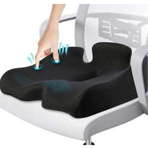 Benazcap Donut Pillow Seat Cushion for Hemorrhoids, Coccyx Cushion for Tailbone Pain Relief, Donut Pillow, Memory Foam Seat Cushion by Ergonomic for Sores, Sciatica(Good Support, Slightly Firm