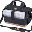 Custom Leathercraft1139 Large Traytote Tool Bag, No Size