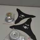 2 Pack Carbon Steel Brush Cutter Blades, 10" x 3 Teeth Weed Eater Blades for 20mm or 25.4mm Arbor, Compatible with Husqvarna, Stihl, Ego, Oregon, Hitachi, Makita Brush Cutter, Weed Wacker etc