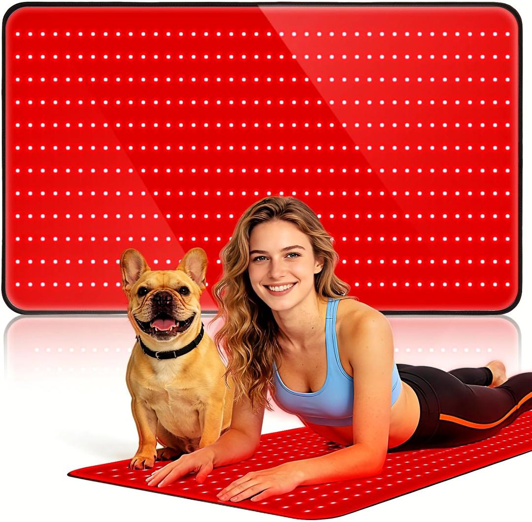 Full Body Red Light Therapy Mat with 640 LEDs, 39.4" x 23.6"