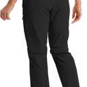 Women's Hiking Pants Convertible Quick Dry Stretch Lightweight Zip-Off Outdoor Fishing Travel Safari Pants, Size: 6