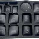 14 Pack Interior Door Armrest Window Switch Button Trim Cover Compatible with A B C E G GLA CLA GLK GL ML GLE Class