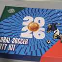 Soccer Fan Gear Set for 2026 World Tournament, Soccer Party Favors Kit with Flag,Scarf, Face Paint, Clapper, Horn&Glasses,Supporter Accessories for Game Day, Sports Event, Gift