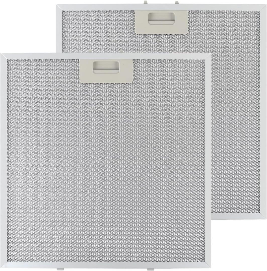 2-Pack Range Hood Filter Replacement fit for Vissani 30-inch Pyramid or WA0575 Wall Mount Range Hood, 5-Layer Aluminum Vent Filter14.37x13.46x0.35inch