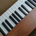 Digital Piano 88 Keys Semi-Weighted Full Size Keyboard for Beginners, Electric Piano with MIDI, Pedal, Keyboard Piano 800 Tones, 600 Rhythms, Dual Speakers, Recording Function (Brown)