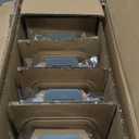 [10-Pack] Glass Meal Prep Containers with Lids, MCIRCO Food Storage Containers with Snap Locking Lids, Airtight Lunch Containers, Microwave, Oven, Freezer and Dishwasher (gray)