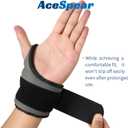 AceSpear Wrist Weights with Thumb Loops Lock for Men Women 1lb*2 2lbs*2 3lbs*2 Ankle Weights Weighted Gloves for Running Strength Training Walking Exercises
