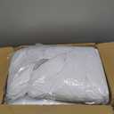 Obstal 10-Pack Stretchy Spandex Tablecloth for 6 Foot Rectangular Table - Universal Fitted Table Covers, Ideal for Weddings, Banquets & Events (White, 72" L x 30" W x 30" H)