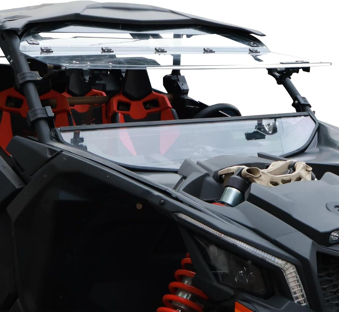 Flip Up Windshield Compatible with Can-Am Maverick X3 & X3 Max