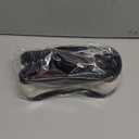 Car Steering Wheel Cover, Anti-Slip, Safety, Soft, Breathable, Heavy Duty, Thick, Full Surround, Sports Style (Black with Red line)