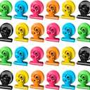 Grtard 24pack Magnetic Clips, Cute Magnet Clips for Fridge, Colorful Magnetic Clips Heavy Duty, Strong Magnetic Clip Magnets, No-Scratch Magnetic Clips for Refrigerator, Whiteboard, Locker, Classroom