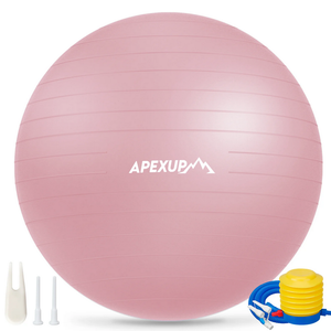 Yoga Exercise Ball, Heavy Duty Large Gym Ball, Anti Slip, Stable