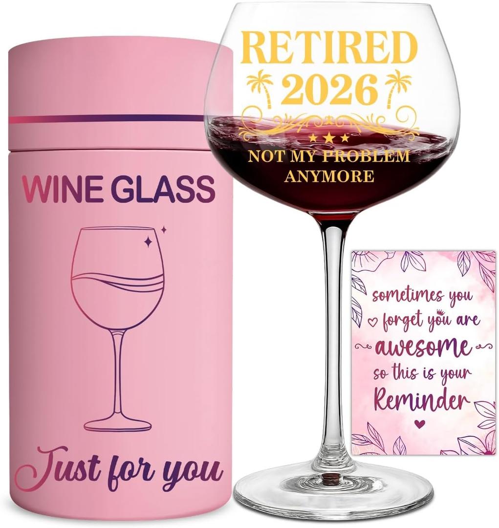 Retirement Gift For Woman, Her 2026 - Retirement Gifts for Women - Retired 2026 Not My Problem Anymore - Farewell Gift For Coworkers From Family, Colleague - Going Away Gifts For Friends, Boss