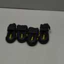 Hcpet Dog Shoes, Dog Boots for Small Dogs, Waterproof Medium Dog Booties Paw Protector for Summer Hot Pavement, Winter Snowy Day, Outdoor Walking, Indoor Hardfloors Anti Slip Sole Black Size 1 (#1 (width 1.57 inch) for 10-23 lbs)