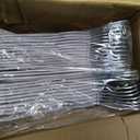 Plastic Coat Hangers 50-Pack,Non-Slip, Space Saving Closet Hangers for Dorm & Apartment - 360° Rotating, Heavy Duty, Durable (Grey) | Plastic construction, Non-slip grip, 360° swivel hooks, Slim space-saving profile