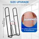 Upgraded Extra-Large Compression Sock Aid Device - Sock Aids for Compression Stocking - Helper Device for Putting on Hosiery - Large Size 2024 Design (Black)
