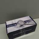 FEELSO Filtered Shower Head with Handheld, High Pressure 4 Spray Showerhead with Filters & Upgraded Anti-clog Nozzles for Hard Water -Remove Chlorine, Reduce Dry Itchy Skin -ON/OFF Switch for Pet Bath (Gray)