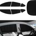BASENOR [Upgraded Gen2] Tesla Model Y Juniper Side Window Sunshade 2025 2026, 7PCS Full Set Wrinkle-Free Window Covers for Kids, Camping & Privacy Rest, Rear Windshield Reflective UV Protection