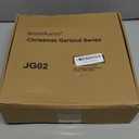 Norfolk Pine Garland 6ft Real Touch Realistic Christmas Pine Garland, Greenery Artificial Christmas Decorations for Table, Mantle, Wall