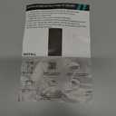 Magnetic Thermal Insulated Door Curtain – Curtain Size 34" x 82" (Fits Door Size 32" x 80") Washable Oxford Fabric Triple Layer Cover, Pet-Friendly, Waterproof & Windproof Door Cover, Black