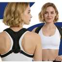 Posture Corrector for Men and Women, UltraSupport+ Comfortable Upper and Back Brace, Pain Relief from Bad Posture for Slumping Shoulders, Hunching, Shoulder Pain Neck. Adjustable Back Straightener.