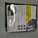 Meadowlark Dog Car Seat Cover with Mesh Window, Heavy-Duty Pet Seat Cover for Back Seat, Extra Padded Non-Slip Dog Hammock, Water-Resistant Back Seat Protector for Cars Trucks and SUVs (54" W x 58" L)