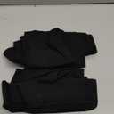 Beister 20-30 mmHg Compression Stocks Women & Men Thigh High Closed Toe Sockings for Varicose Veins, Edema, Flight (X-Large (1 Pair), Black)