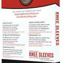 Nordic Lifting 7mm Knee Sleeves for Weightlifting & Gym (1 Pair) - Neoprene Compression Support for Squats, Powerlifting & Cross Training - USPA Approved - For Men & Women - XL