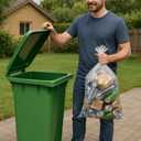 13-15 Gallon Trash Bag Clear 100 count