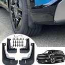 Mud Flaps Compatible with Kia EV9 2024 2025 2026 - Front & Rear Splash Guards Winter Vehicle Sediment Dirt Protection for Kia EV9 2024 2025 2026 Exterior Accessories (4 PCS)