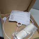 Beige Drum Lampshade 13''Top X 13'' Bottom X 10'' High, for Table, Floor & Bedside Lamps Natural Linen Hand Crafted, Easy Assembly RequiredLnclude E26-E14-11mm Adapter Ring