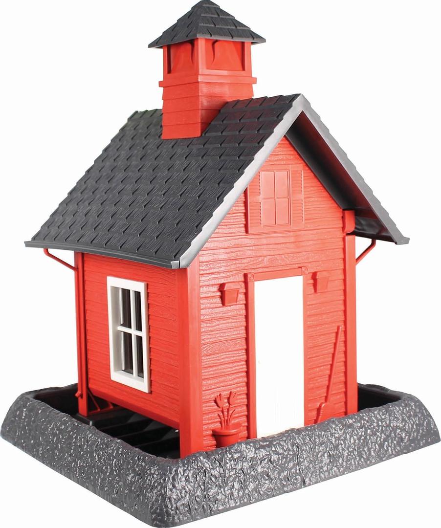 School Hous Bird Feeder