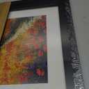 Golden State Art 14x18 Picture Frame - Matted for 11x14 Photo Black