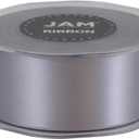 JAM PAPER Double Faced Satin Ribbon - 1 1/2 Inch Wide x 25 Yards - Silver - Sold Individually