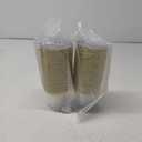 Tobvory 100 Pack Gold Rimmed Plastic Cups - 9 oz Hard Clear Plastic Cups, Premium Disposable Cup For Cocktail And Drinking - Food Grade Party Cups Set - Sturdy Tumbler Cup - Gold Rim