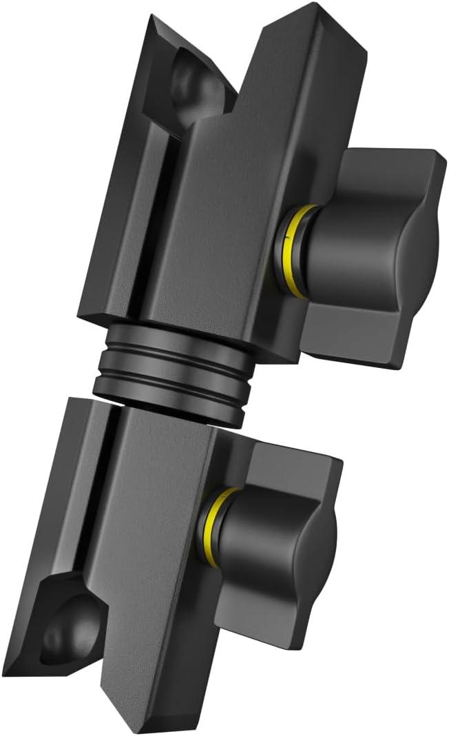 17mm to 25mm Aluminum Socket Arm, KALCINTY Length 3.5" Composite Double Socket Swivel Arm Compatible with RAM Mounts B Size 1" Ball 17MM Adapter