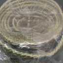 8pc Round Storage Baskets, Handwoven Natural Reed Grass, Structured
