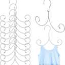 Colingmill 10 Pcs Lingerie Hangers Bathing Suit Hangers Life Jacket Non Slip Cascading Racks for Tank Tops, Sports Bra, Yoga Tops, Lingerie, Swimsuits
