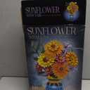 Flower Bouquet Building Blocks Set with Vase, Valentines Day Gifts for Her Wife Him, 1065PCS Sunflower Botanical Collection Artificial Flower Birthday Gifts for Women Men Teen Girls Mom Teacher Adults