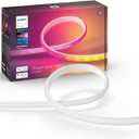 Philips Hue Indoor 6-Foot Smart LED Light Strip Base Kit with Plug - Flowing Multicolor Effect - 1 Pack - Control with Hue App - Works with Alexa, Google Assistant and Apple HomeKit