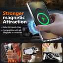 MOZOTER for Samsung Galaxy S25 Ultra Case with Kickstand,[Compatible with Magsafe][2*Screen Protector],Military-Grade Protection,Magnetic Phone Case for Samsung Galaxy S25 Ultra-Clear