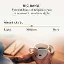 Peet's Coffee, Medium Roast Ground Coffee - Big Bang 63 Ounces (6 Bags of 10.5 Ounces) (EXP 02/14/26)