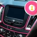 Pink Car Interior Decorative Molding Door Panel Gap Trim Strip (23Ft)