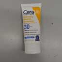 CeraVe 100% Mineral Sunscreen SPF 30, Face sunscreen With Zinc Oxide & Titanium Dioxide, Hyaluronic Acid + Niacinamide + Ceramides, Oil Free, Travel Size 2.5 oz