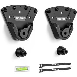 monTEK No Stud TV Wall Mount for 32-100 Inch TVs, Holds up to 220 lbs, Heavy Duty Studless No Drill TV Mount for Drywall & Concrete, Ultra Slim 0.9" Low Profile, Max VESA 1000x600mm, Renter-Friendly
