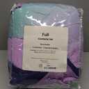 Heritage Kids Ombre Ruched 3 Piece Comforter Set, Full, Blue and Purple