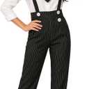 fun shack 20s Gangster Costume for Women, 1920s Mobster Outfit, Halloween Costume for Women, Large