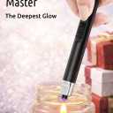 REIDEA Electric Lighter S4 Candle Lighter USB Rechargeable with Safety Switch, Flameless Portable Fast Heat Windproof Plasma Electronic Lighters, Perfect for Home Cooking BBQ Camping Stove Fireworks