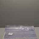 15 Pcs 24" Cabinet Door Protector Edge Guard-3/4 Thick Slip-On Drawer Door Protector in Clear-Shelf Edge Protectors for Kitchen Cabinets to Prevent Wear,Chipping and Discolouration